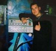 Stefan Bennett and the popular cigarette machine in The Zone. Picture: Stefan Bennett