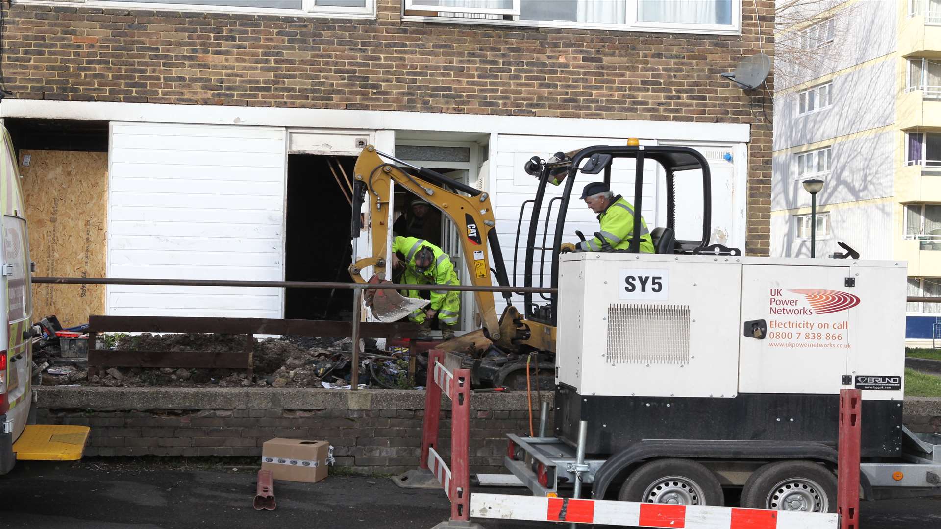 Fire gutted the house in Prospect Row Chatham. Picture: John Westhrop