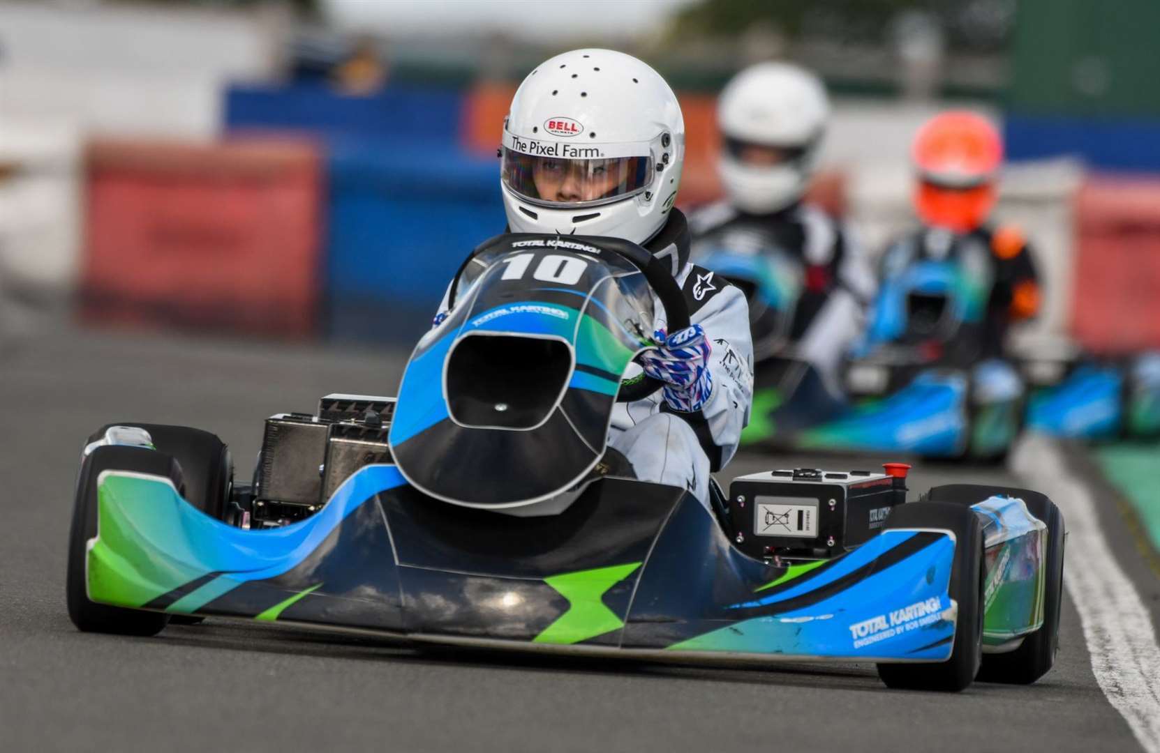 William Sparrow on his way to title glory at the Mansell Raceway. Picture: Mark Campbell/Car Scene Media