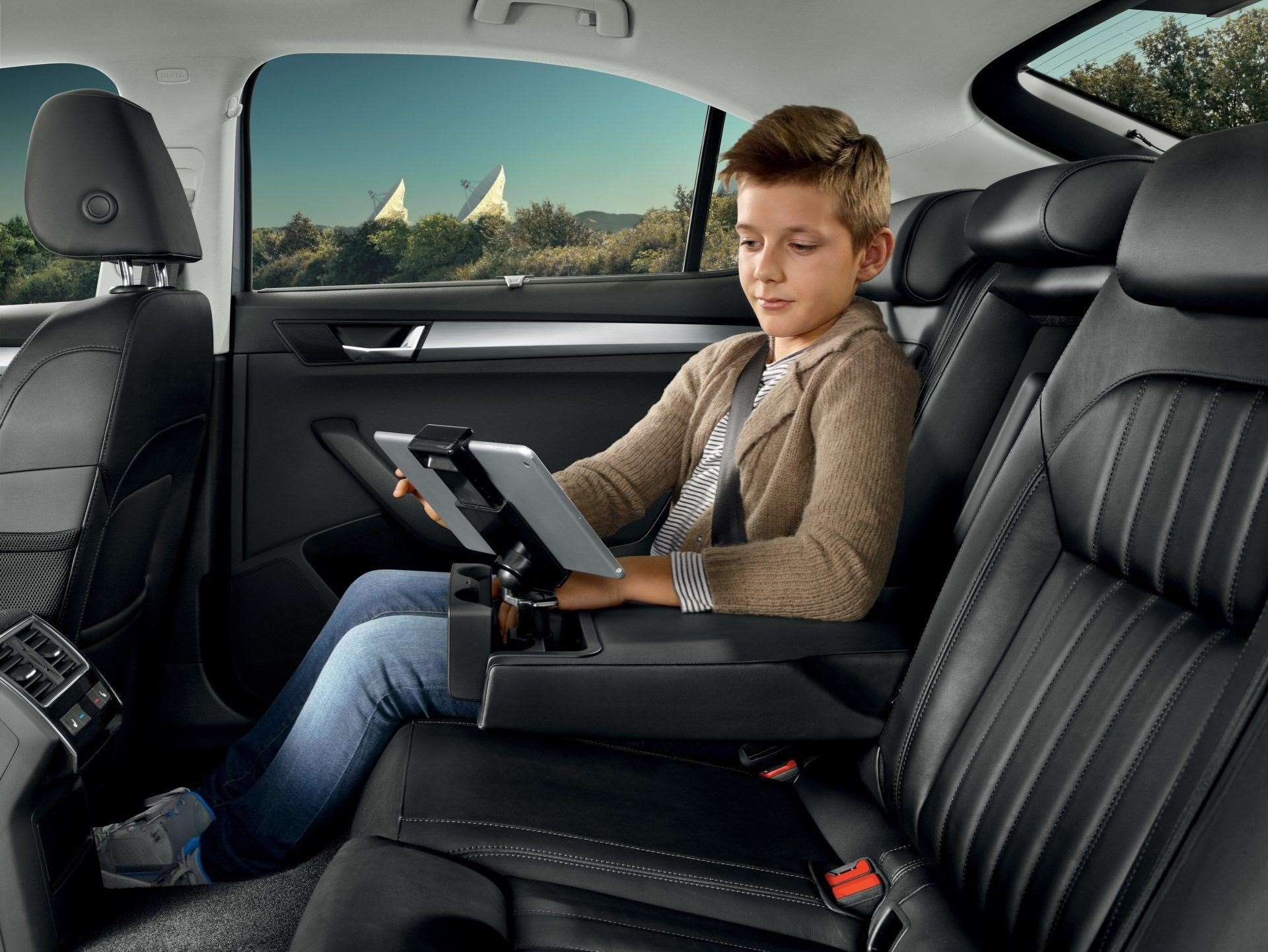No, this isn't me in the back of the new Skoda Superb iv Estate (43810820)