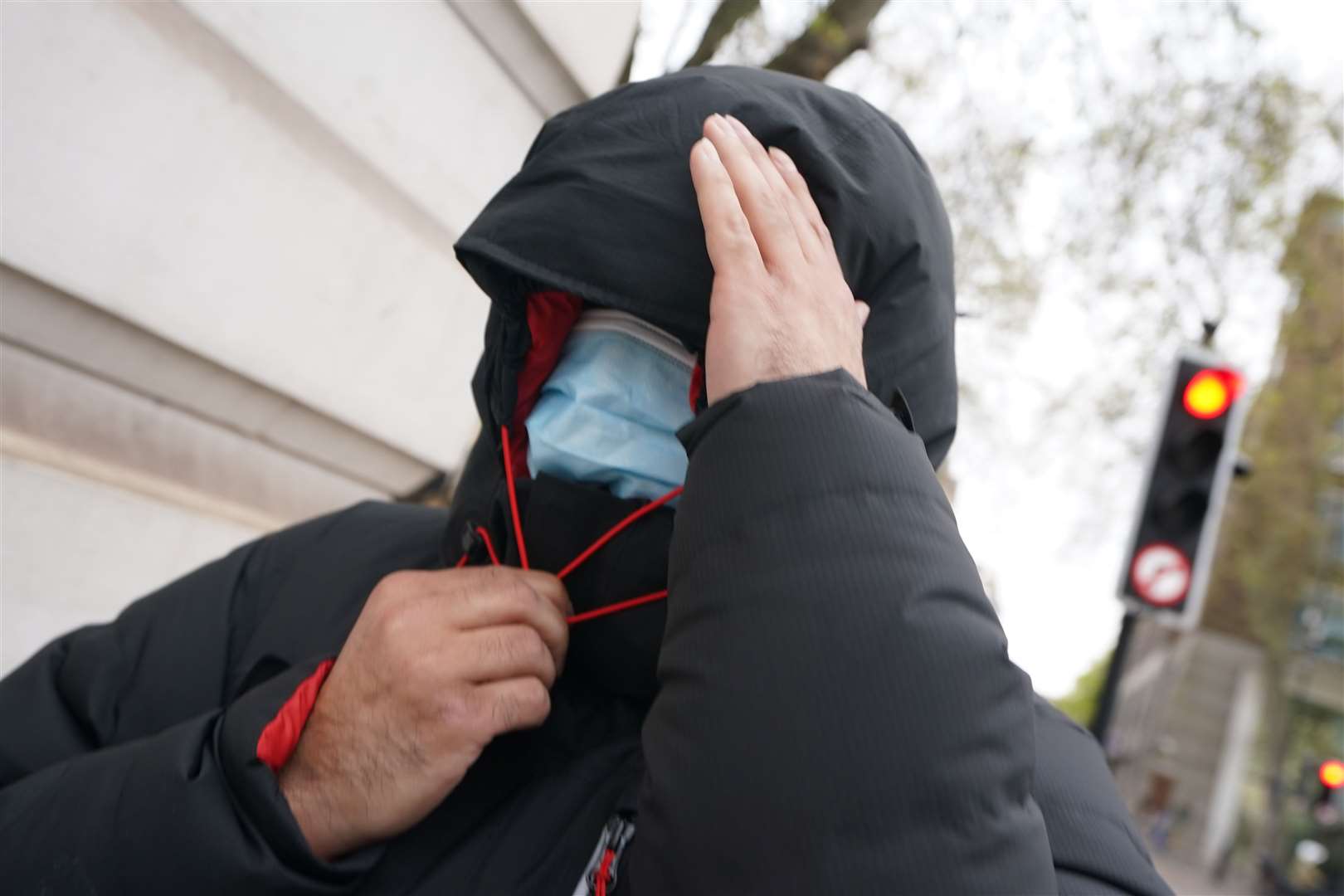 Former Metropolitan Police officer Muhammed Mustafa Darr leaves Westminster Magistrates’ Court in April (James Manning/PA)