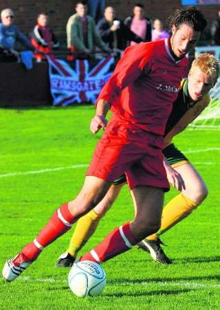 Striker Steffan Ball who is expected to be fit for Ramsgate's FA Trophy tie