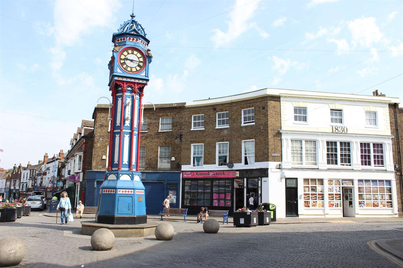 Sheerness High Street with no traffic