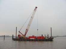 Gravesend's new Town Pier pontoon