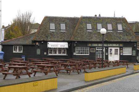 The Royal George pub in Folkestone