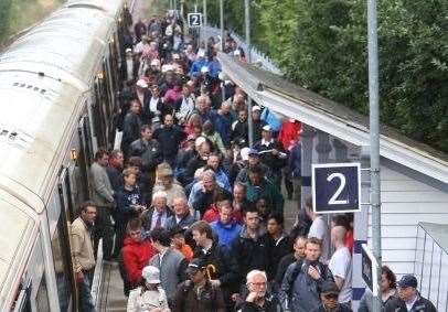 Tens of thousands of people will travel to The Open 2020 in Sandwich via train Picture: Terry Scott