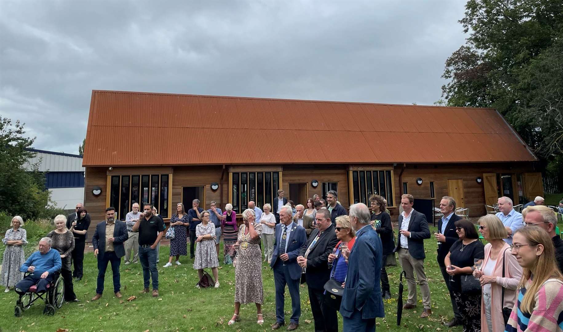 The six studios have been built in the grounds of Murston Old Church in Sittingbourne