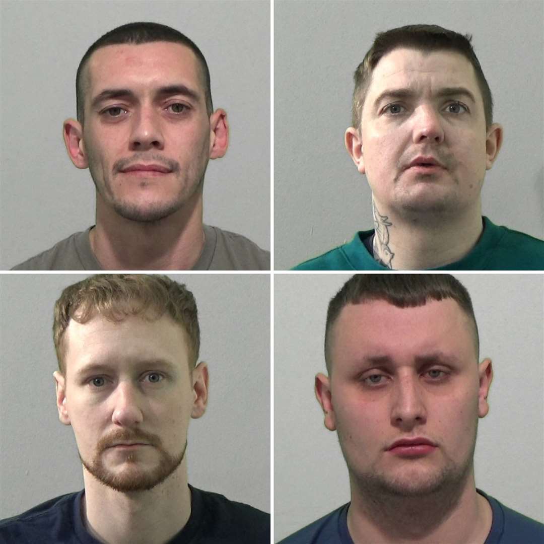 The quartet were all handed life sentences (Northumbria Police)