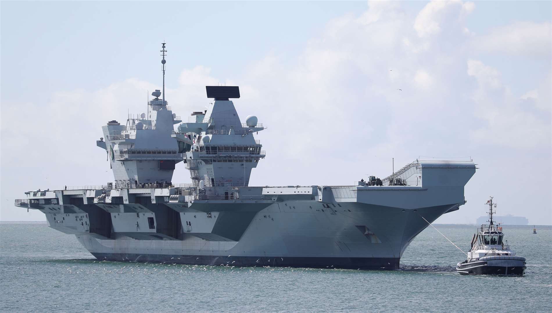 HMS Queen Elizabeth (Andrew Matthews/PA)