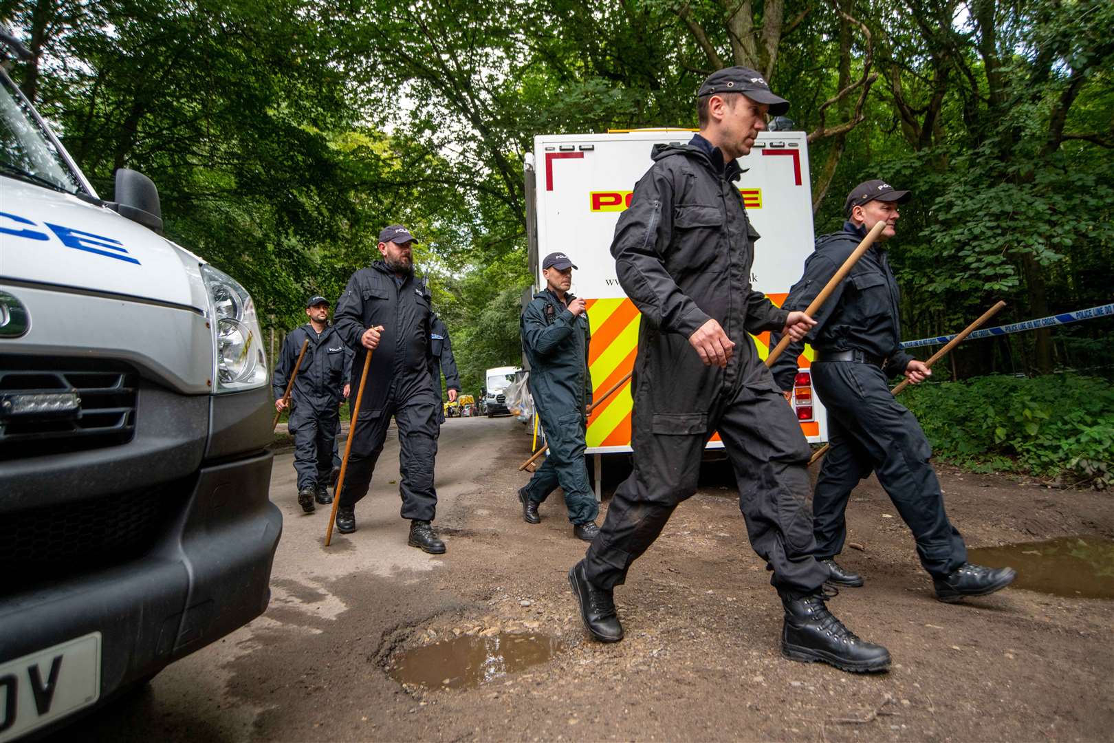 The last major operation in the Claudia Lawrence investigation was in 2021 when officers searched flooded gravel pits near York (Mark Brickerdike/PA)