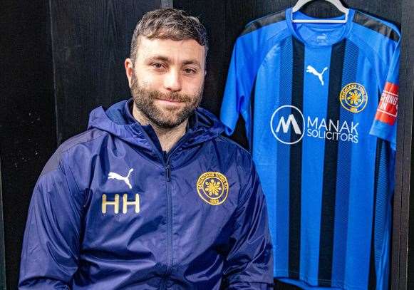 Sevenoaks Town manager Harry Hudson - saw his side win 5-0 at Horley Town in the FA Cup. Picture: Adam Beaumont Leafcutter Studios