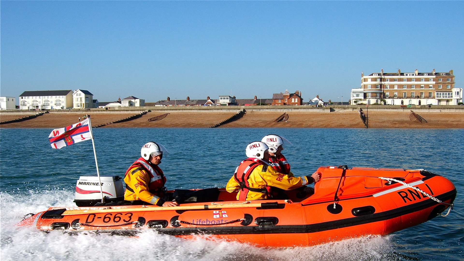 The RNLI was called to retrieve Mr Weinhardt's body from the water