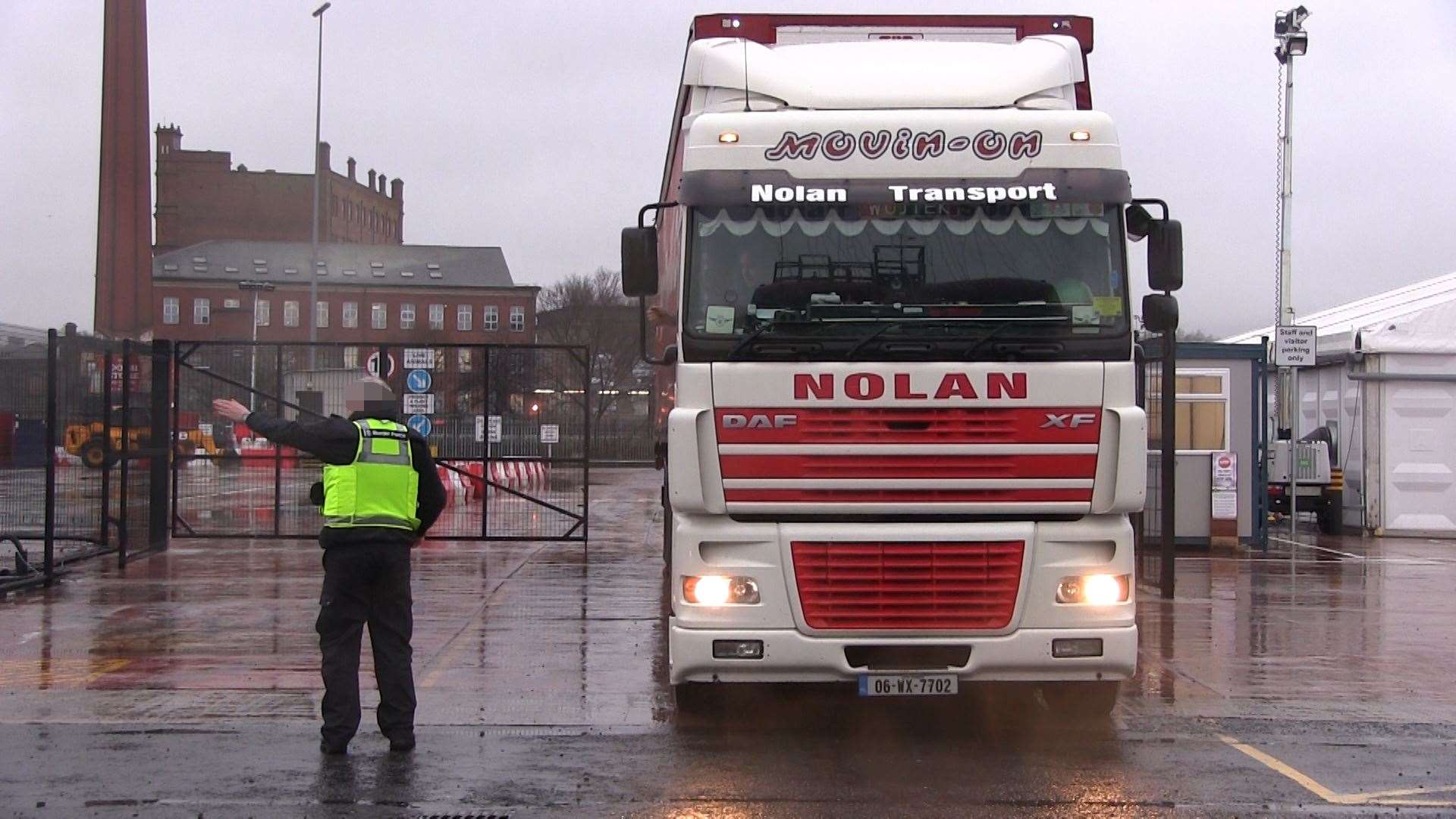 Goods entering Northern Ireland from GB face new checks at Belfast and Larne ports (David Young/PA)