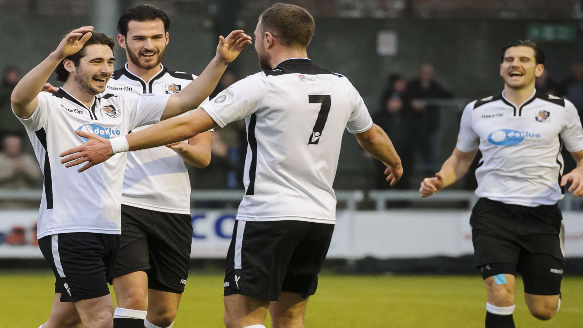 Team spirit is high at Dartford this season Picture: Andy Payton