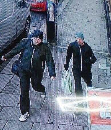 Police released a CCTV image of the missing couple in Chatham. Picture: Kent Police