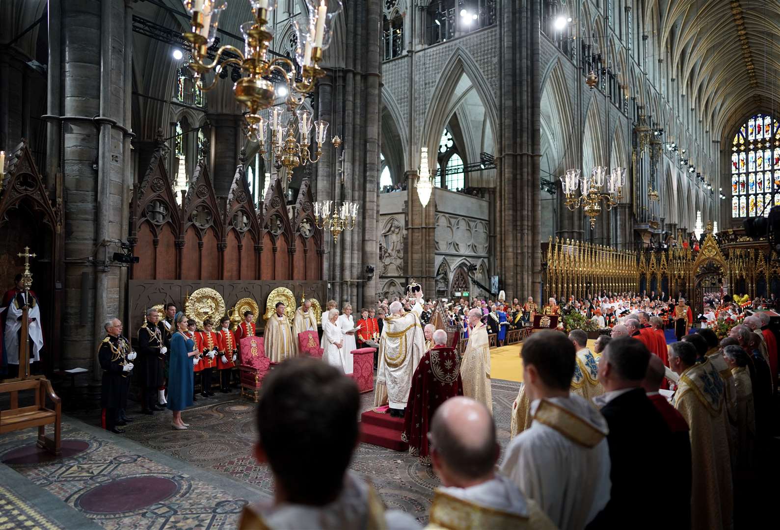 The coronation cost £72 million, official accounts have revealed (Jonathan Brady/PA)