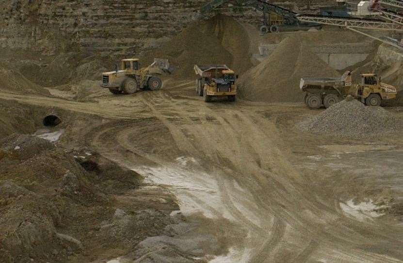 240 lorries from a quarry will head through Borough Green every day. Stock picture