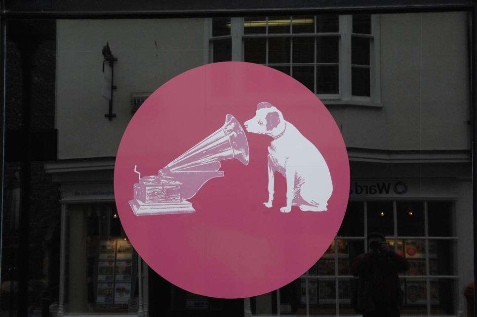 The HMV store in Canterbury.