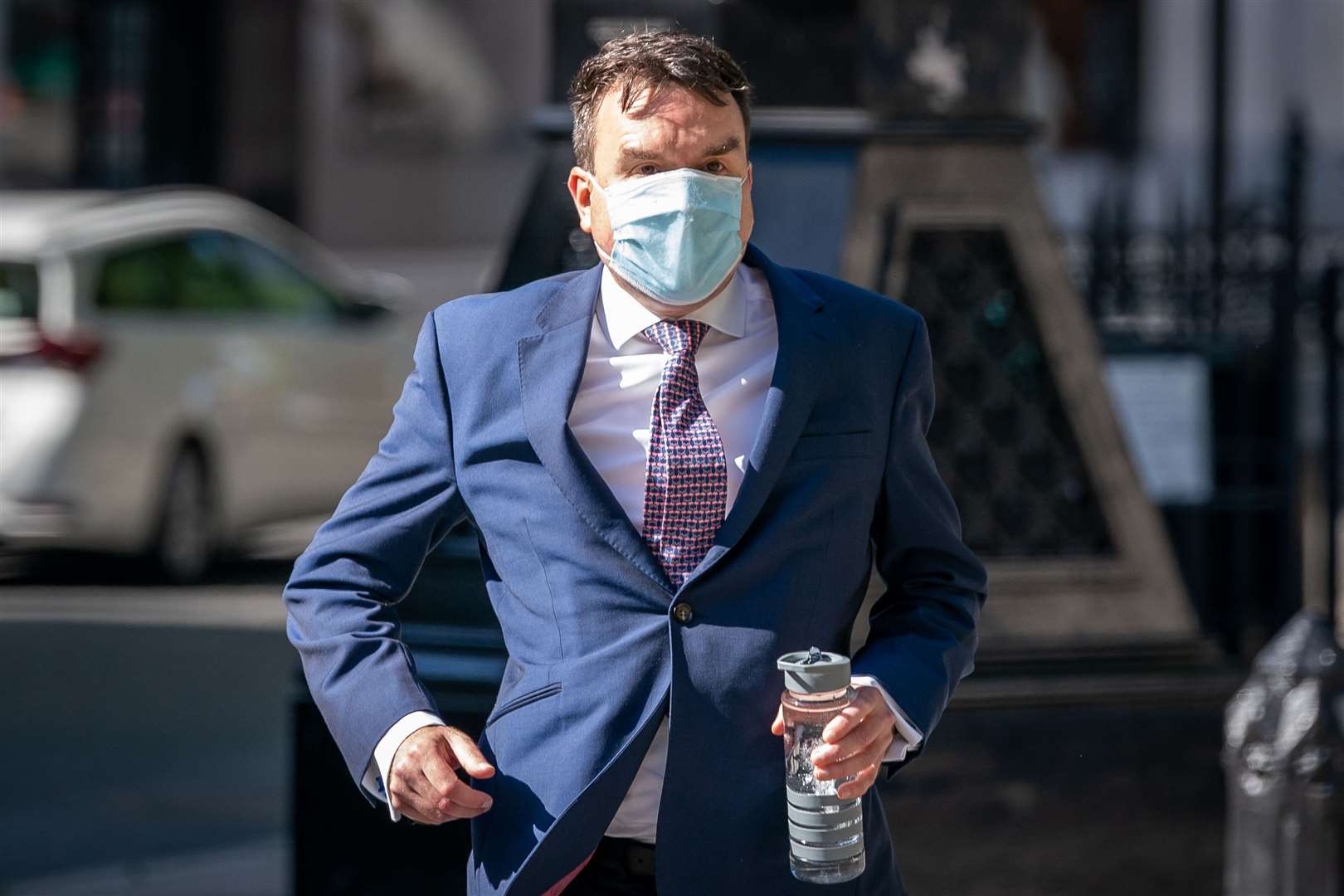 Andrew Griffiths arrives at the Royal Courts of Justice in London (Aaron Chown/PA)