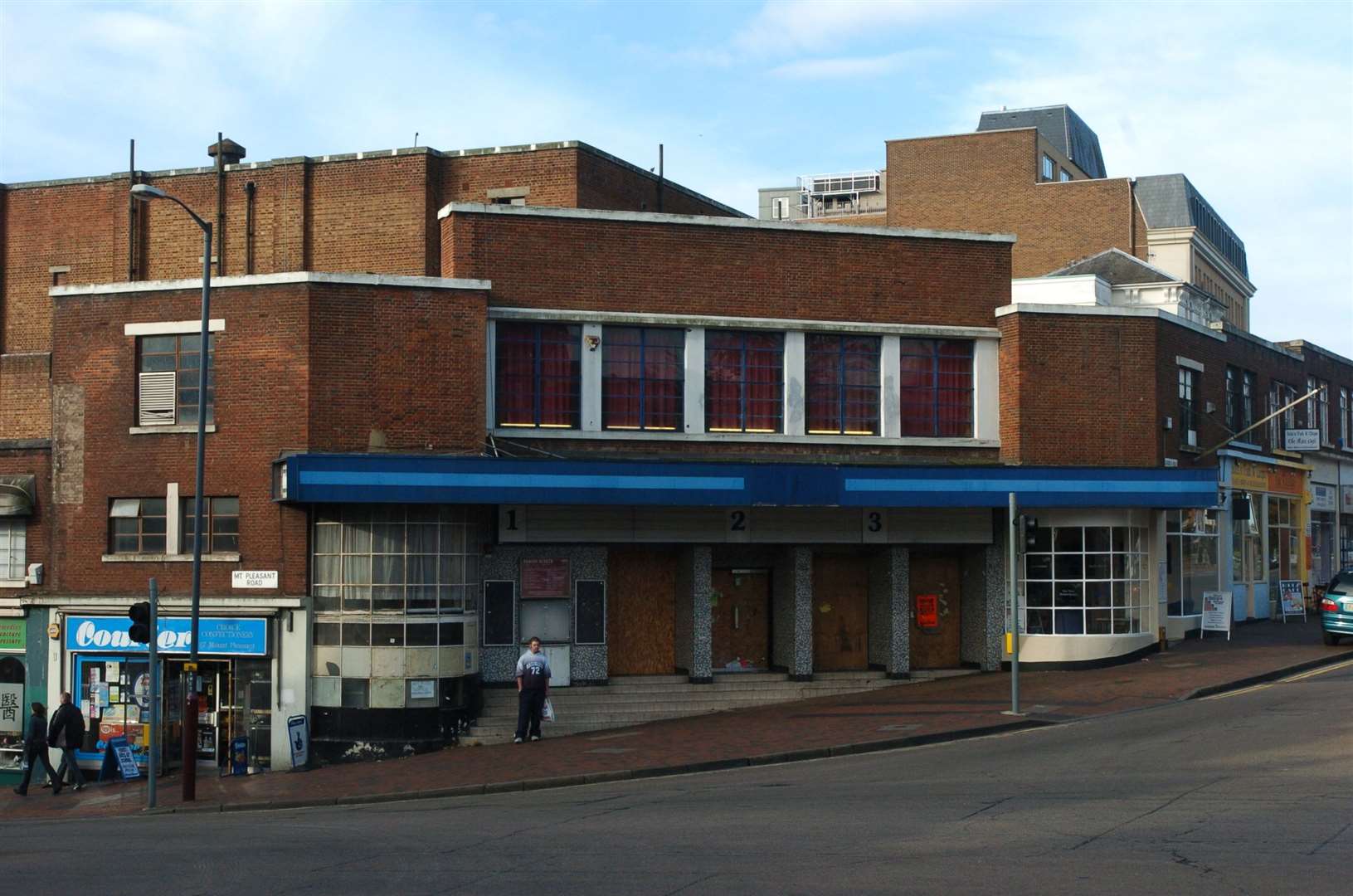 The old - now demolished - cinema in Tunbridge Wells; the scene of many a long queue