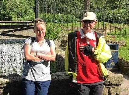 Rebekah Lefevre with her brother Matthew Wood, 63, from Tovil. Picture: Rebekah Lefevre