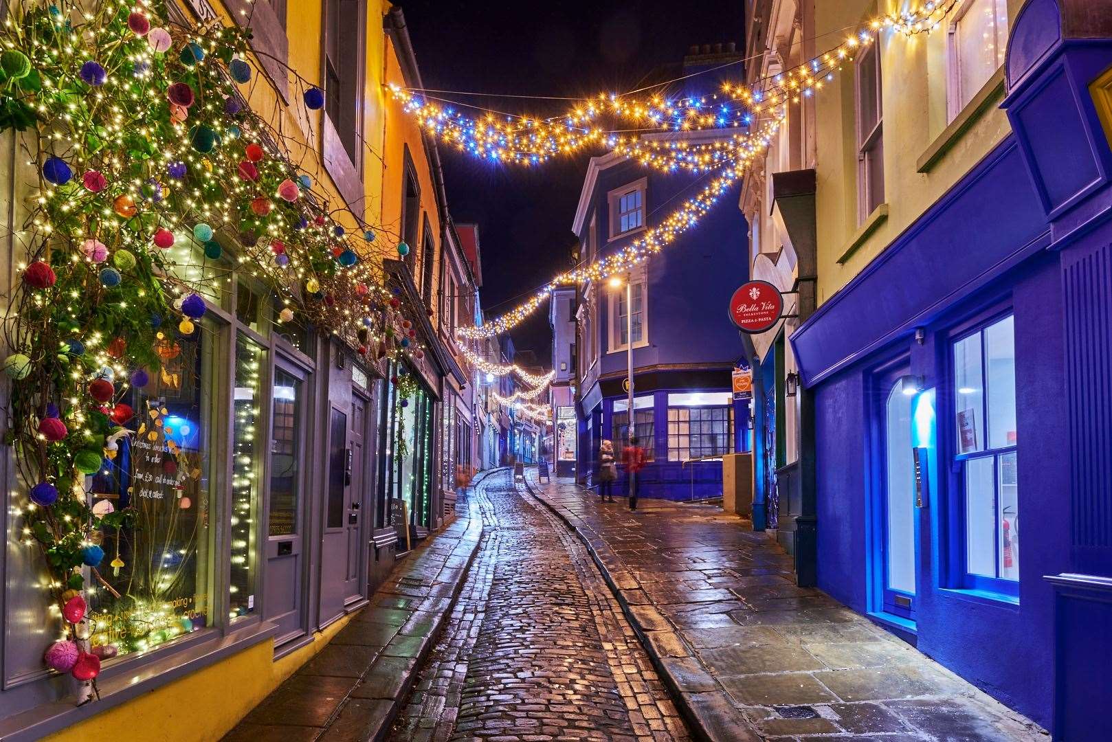 As towns light up for Christmas, some councils are offering free parking to shoppers. Picture: Matt Rowe