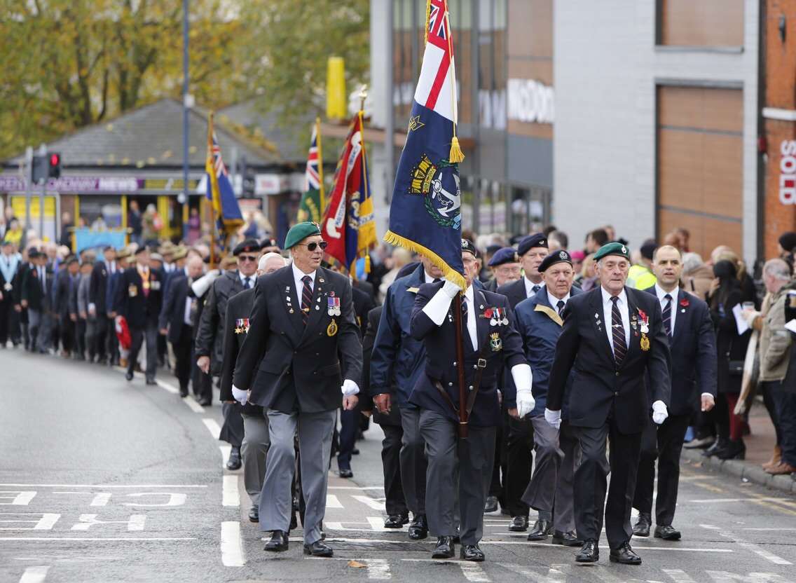 A parade made its way through the town