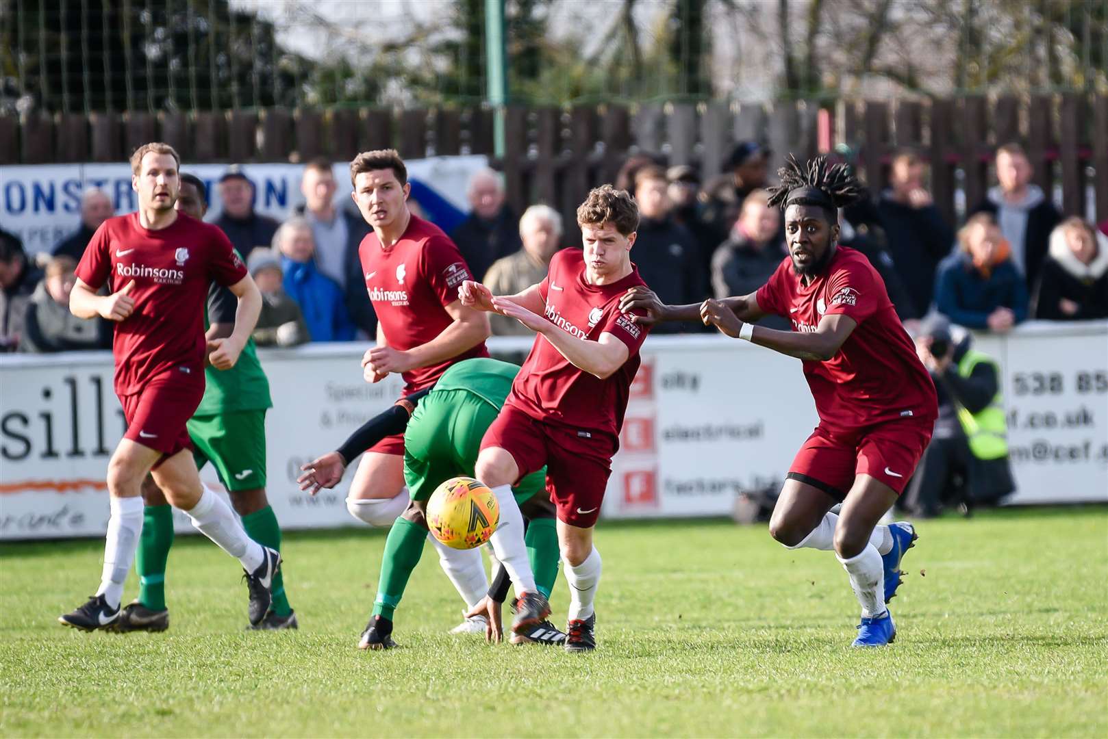Canterbury City play Cray Valley in FA Vase semi-final second leg. Picture: Alan Langley