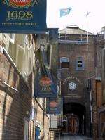 The Shepherd Neame brewery at Faversham