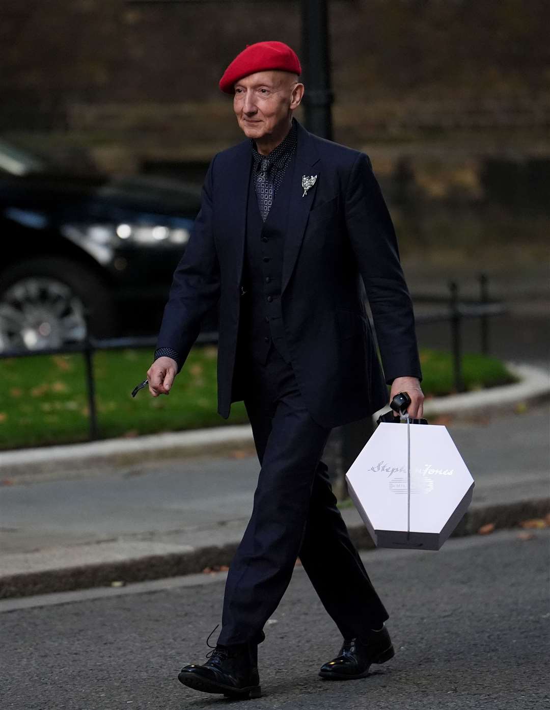 Stephen Jones arrives at 10 Downing Street (Jordan Pettitt/PA)