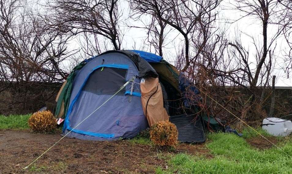 At this time of year rough sleepers have to battle it out against the elements