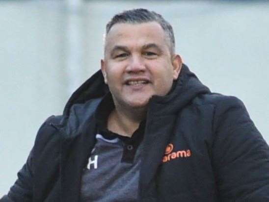 Maidstone United manager Hakan Hayrettin Picture: Steve Terrell