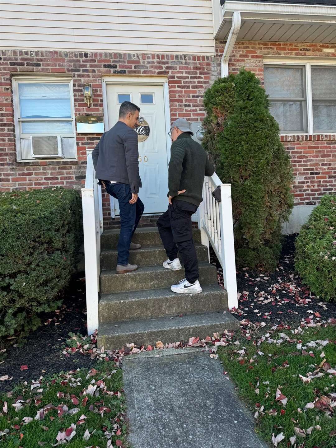 Dan Glatman and Jon Cohen on the campaign trail (Dan Glatman/PA)