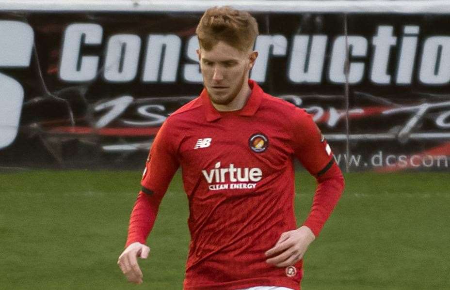 Ebbsfleet midfielder Alfie Egan. Picture: Ed Miller/EUFC