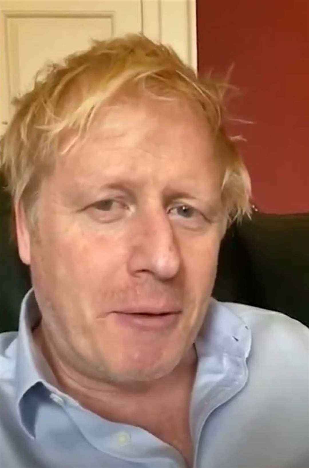 Screengrab taken from Boris Johnson’s twitter account of the Prime Minister who has been moved to intensive care