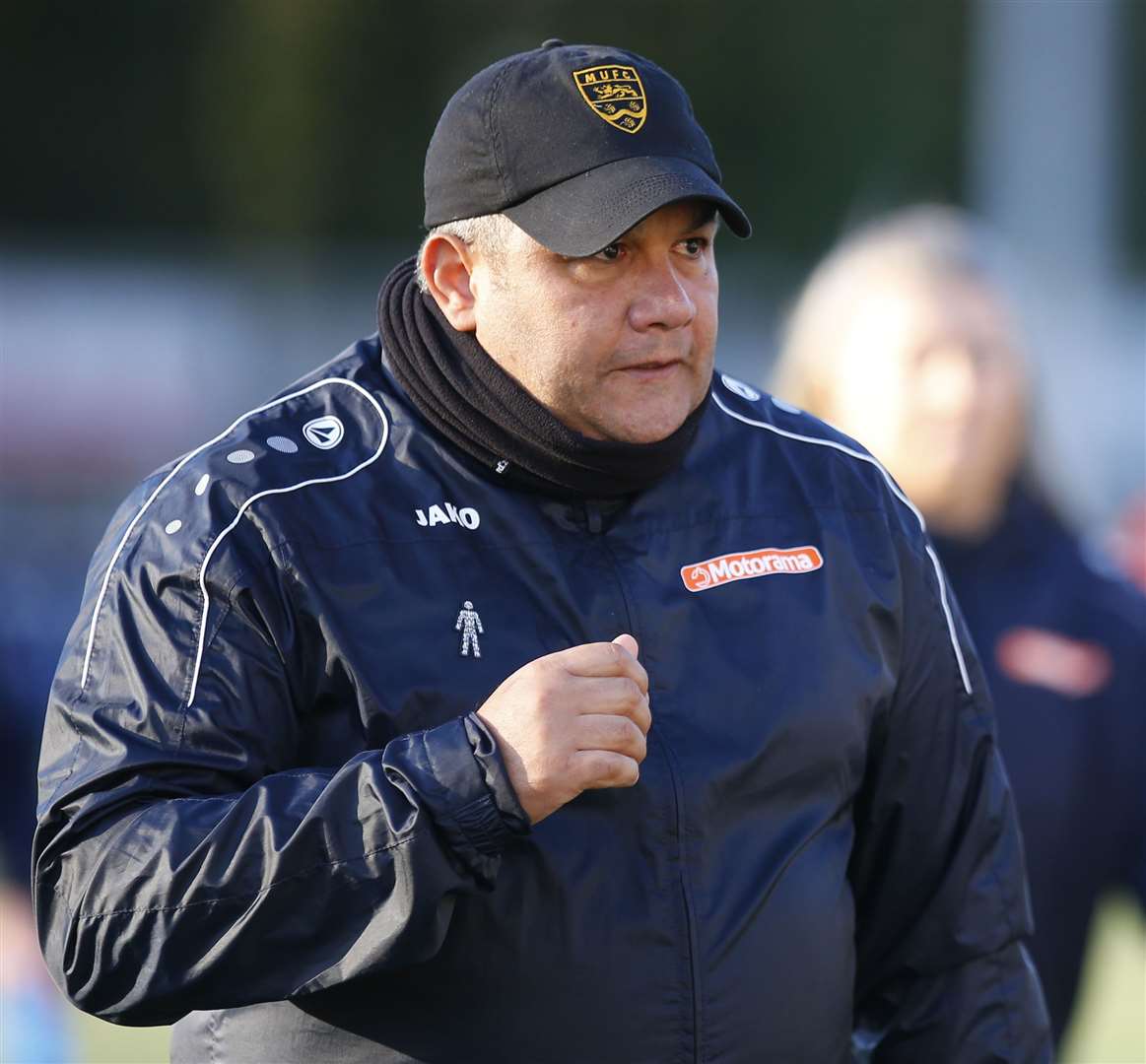 Maidstone United head coach Hakan Hayrettin Picture: Andy Jones