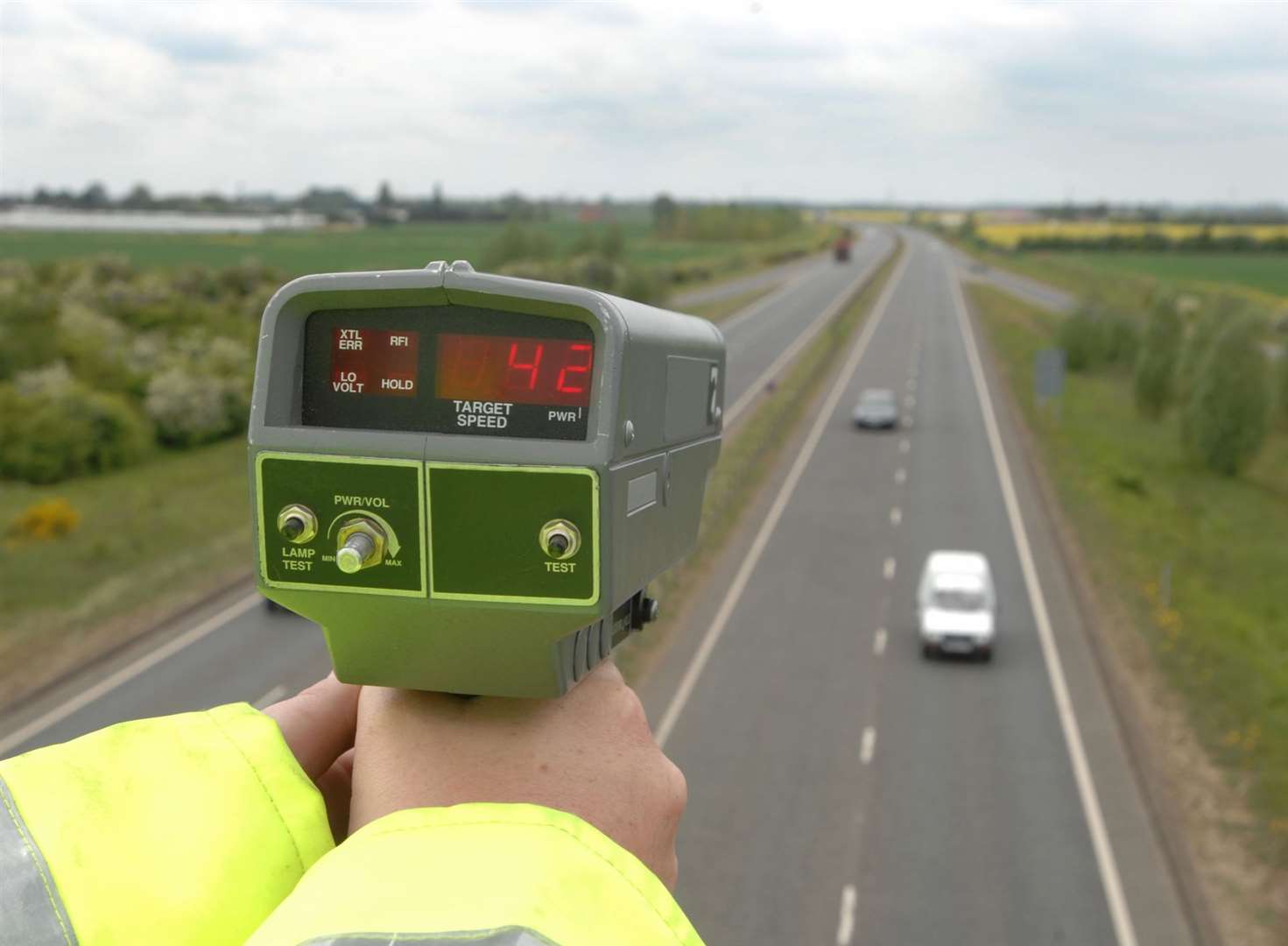 Police sometimes use a hand held speed gun. Photo: iStock image.