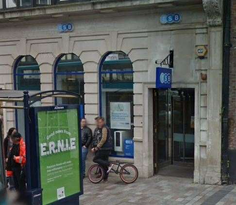 The TSB bank in Maidstone town center closed in May 2022