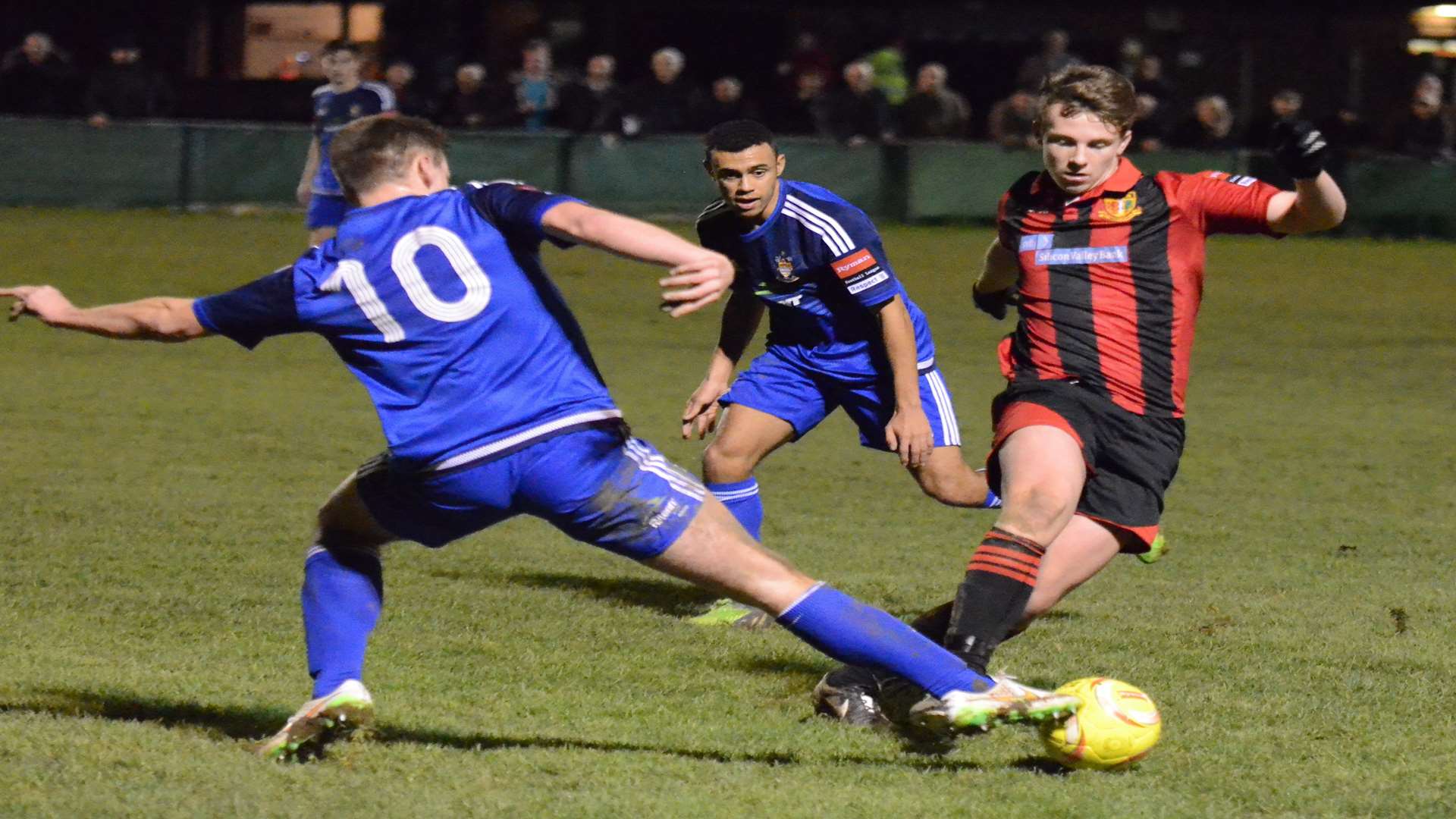 Josh Wisson in action for Sittinbourne Picture: Ken Medwyn