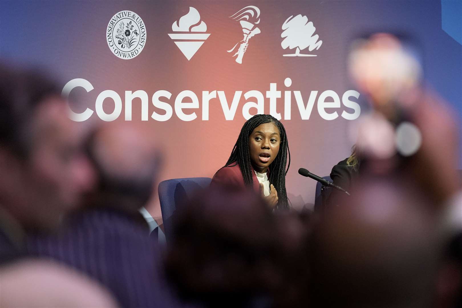 Conservative leadership hopeful Kemi Badenoch (Stefan Rousseau/PA)