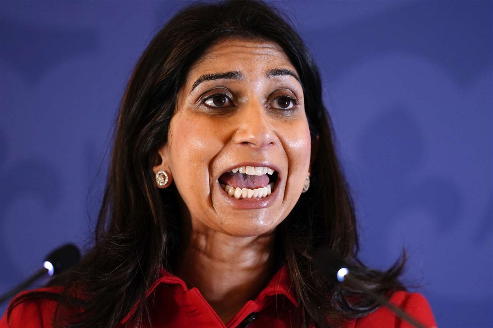 Home Secretary Suella Braverman has backed the UK leaving the European Convention on Human Rights (Jordan Pettitt/PA)