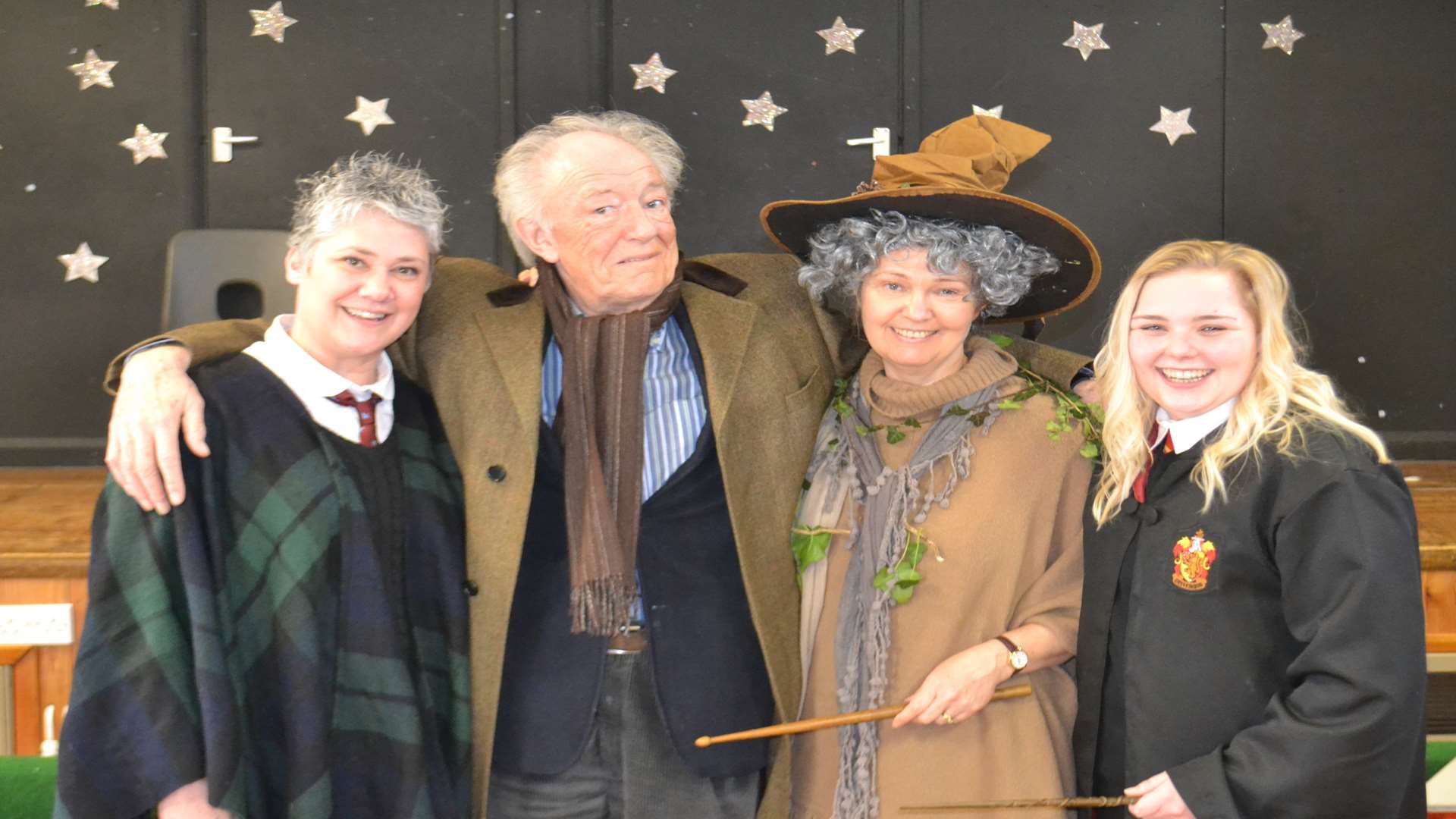 Office staff Hazell Ball, Deborah Kennedy and Hannah Odd joined in the fun too. Picture: Shears Green Junior School