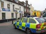 Scene after bike crash in Canterbury.