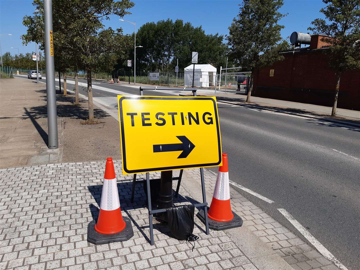 A Covid-19 test site has opened in Canterbury. Stock pic.