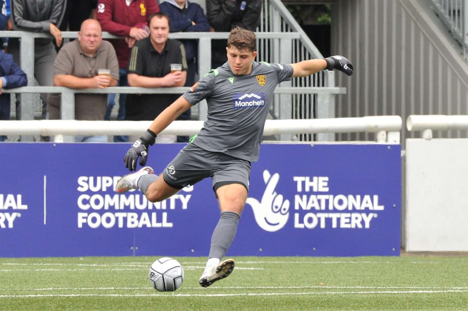 Ramsgate goalkeeper Tom Hadler. Picture: Steve Terrell