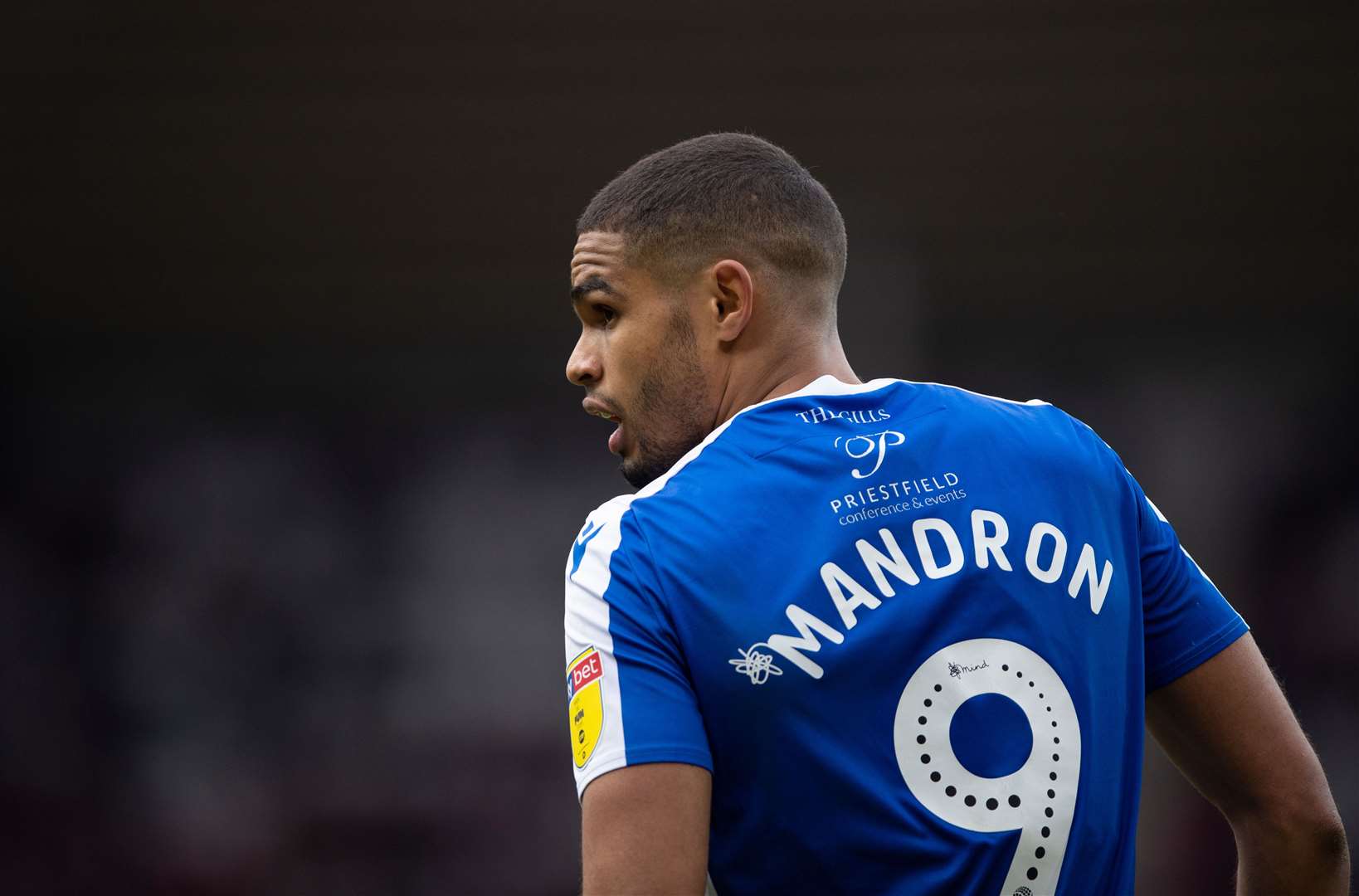 Mikael Mandron scored Gillingham's winner in the second half at Roots Hall, Southend