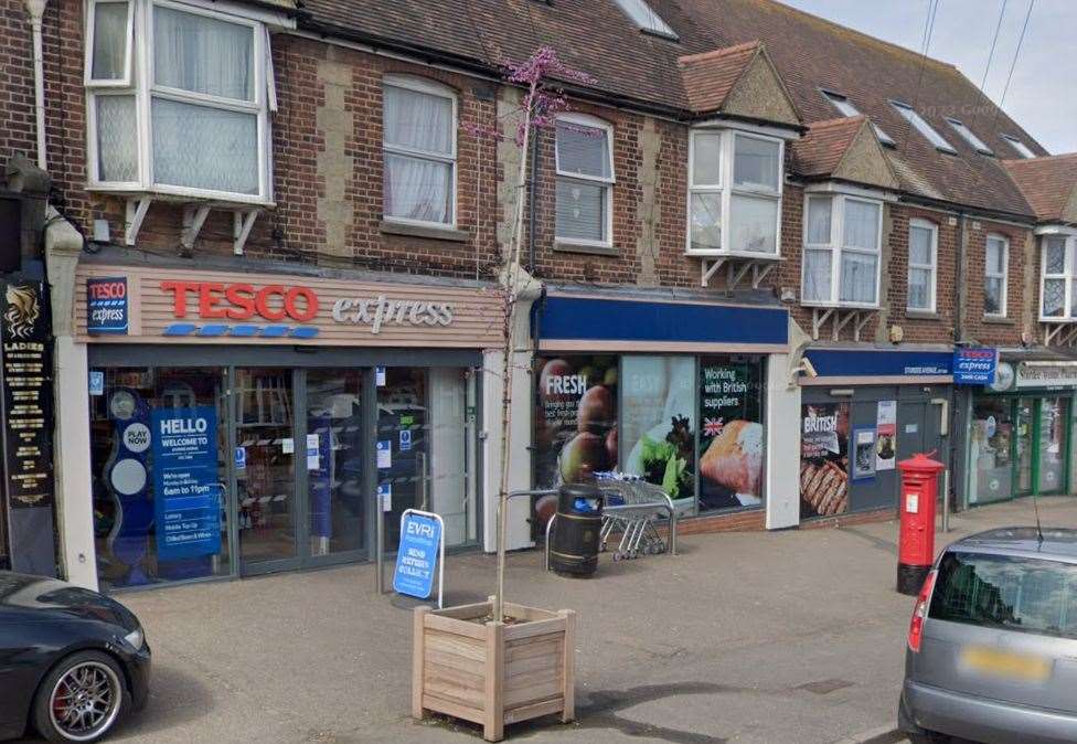 Tesco Express in Sturdee Avenue, Gillingham. Photo: Google