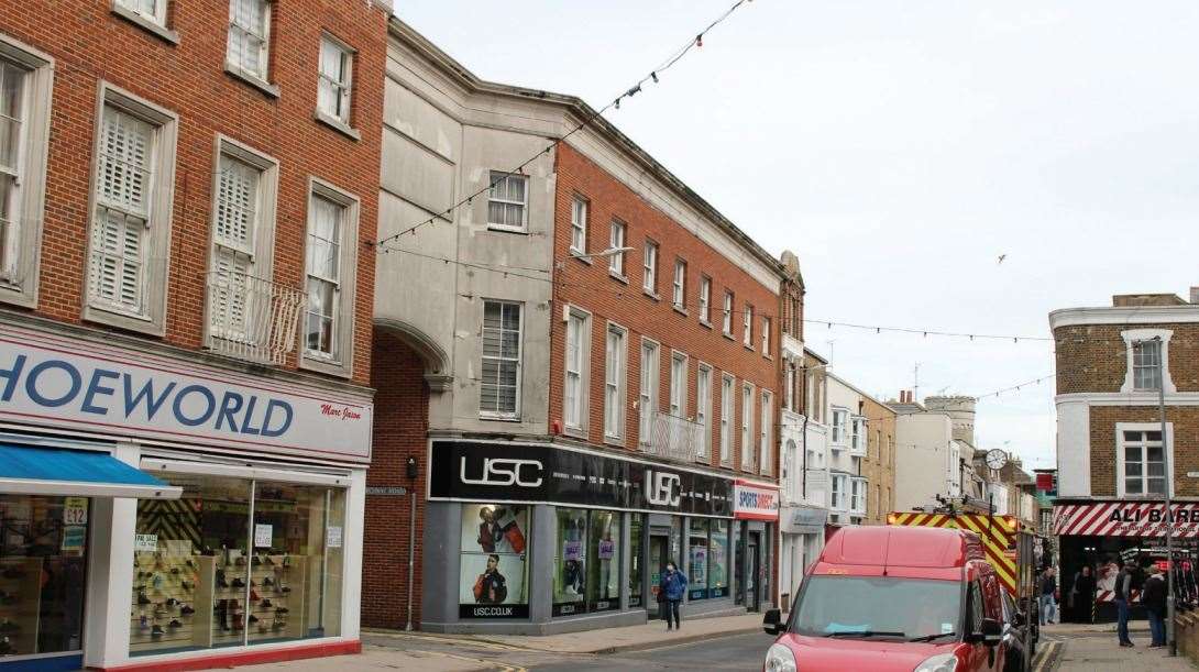 The building is in Queen Street, Ramsgate