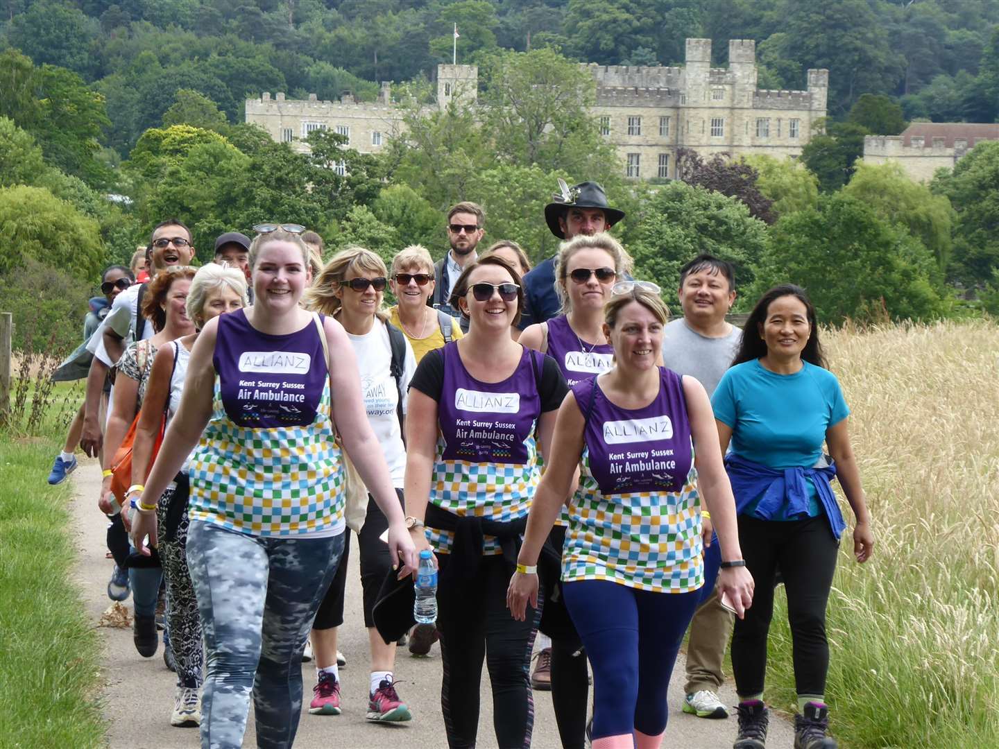 The KM Charity Walk links Mote House with Leeds Castle in Maidstone