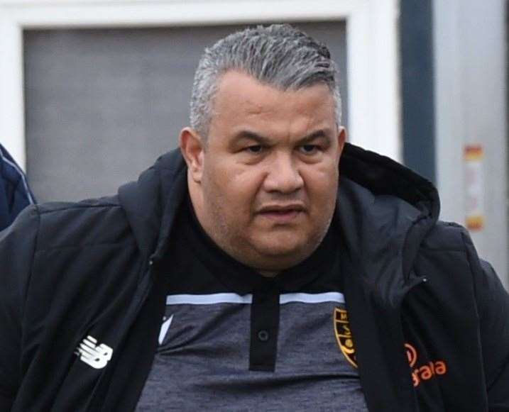 Maidstone United manager Hakan Hayrettin Picture: Steve Terrell